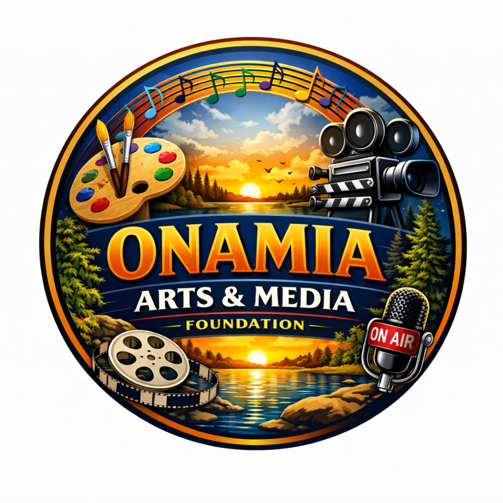 Onamia Arts and Media Foundation logo